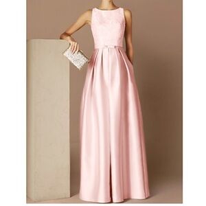Elegant Pink Evening Gown